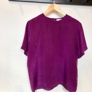 Anna and Frank Silk Square Top
